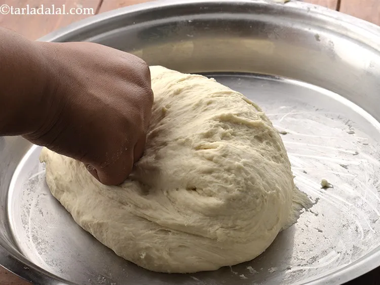 Step 15 – Knead again for 5 to 8 minutes. At any stage, do not compromise on kneading …