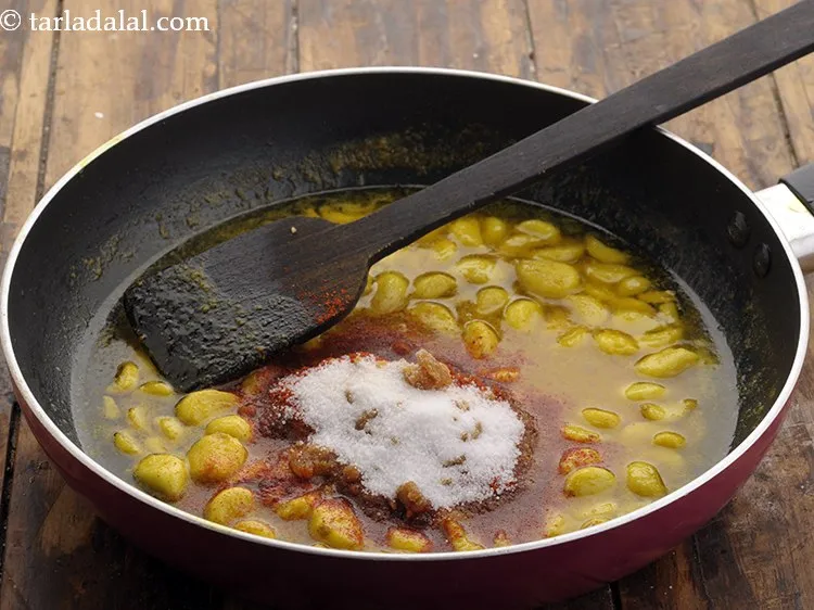 Step 16 – Add salt.