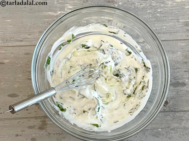 Step 17 – Whisk well.