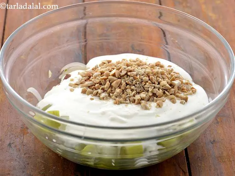 Step 15 – Finally, add peanuts, as the peanuts are coarsely crushed it would give crunch to the …