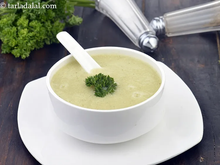 Step 5 – Serve this no cream potato leek soup hot and fresh as the presence of potatoes …