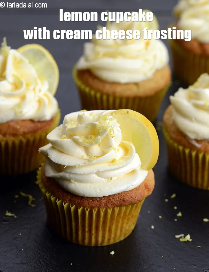 Step 29 – Serve<strong> eggless lemon cupcakes</strong> immediately.