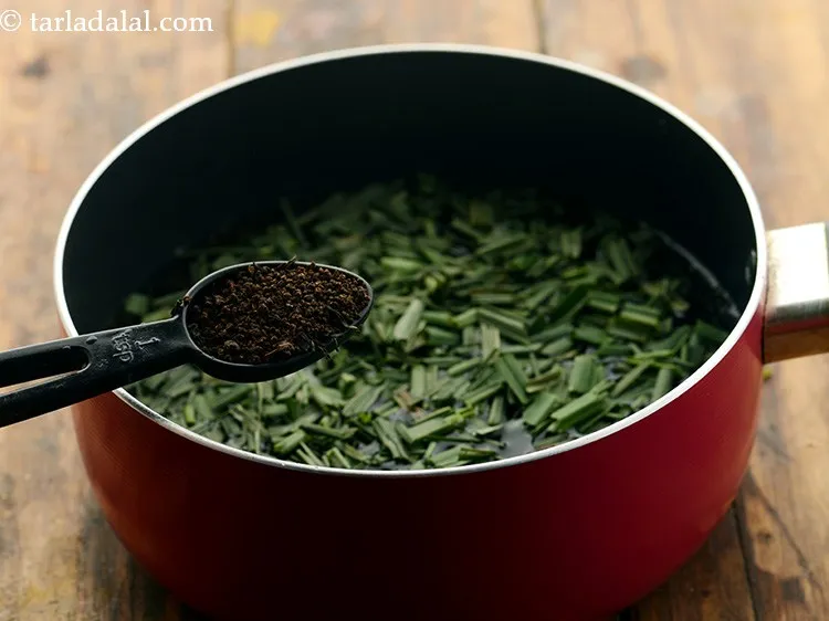 Step 5 – Add tea powder. You can even add in some cinnamon and star anise if you …