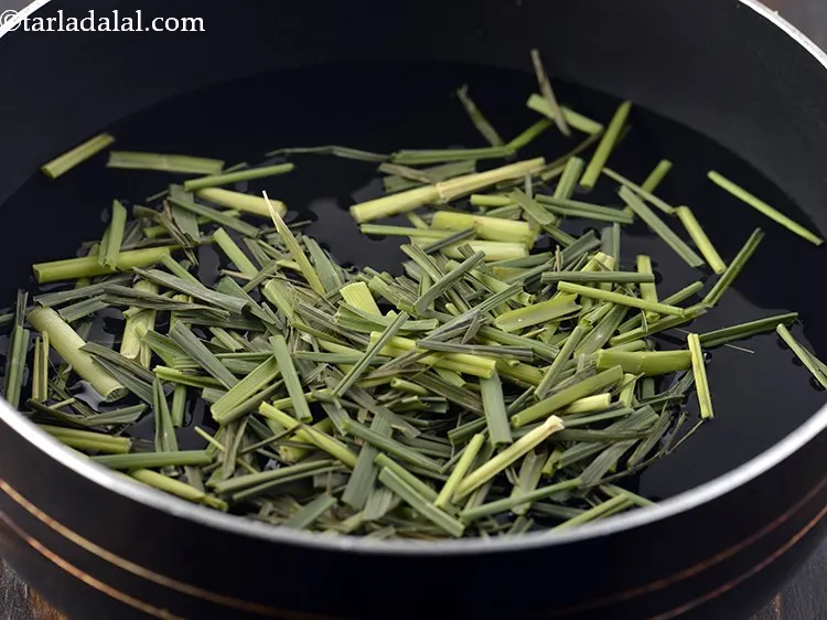 Step 6 – To make the fresh <strong>lemongrass tea</strong>, in a saucepan, take the lemon grass. Lemon grass …