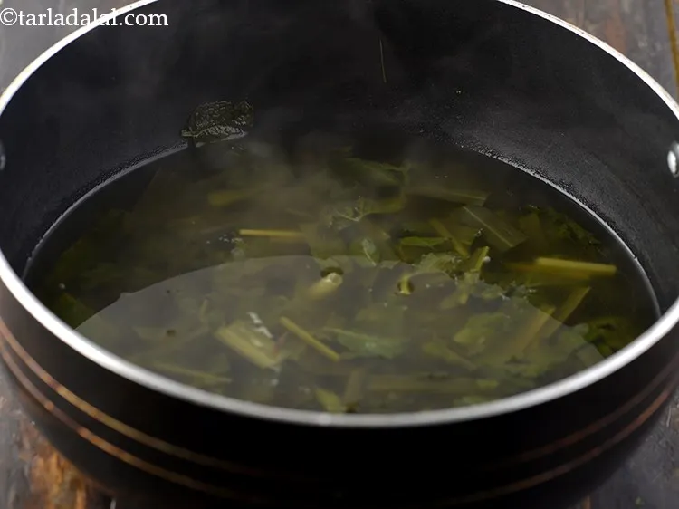 Step 10 – Lower the flame and simmer till it reduces to about 3 cups. The flavours will …