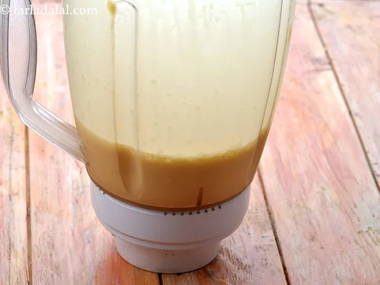 Step 21 – Transfer the mixture into a mixer and blend till smooth.