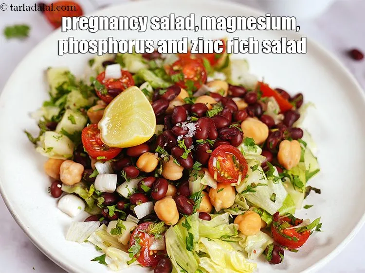 Step 21 – <strong>pregnancy salad, magnesium, phosphorus and zinc rich salad&nbsp;</strong>