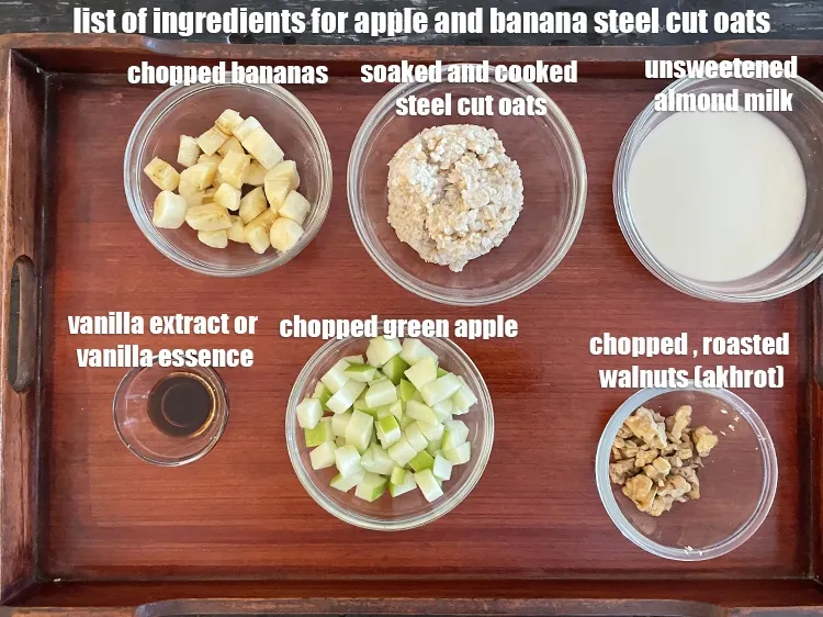 Step 2 – <strong>what is apple and banana steel cut oats made of ? vegan banana apple steel …