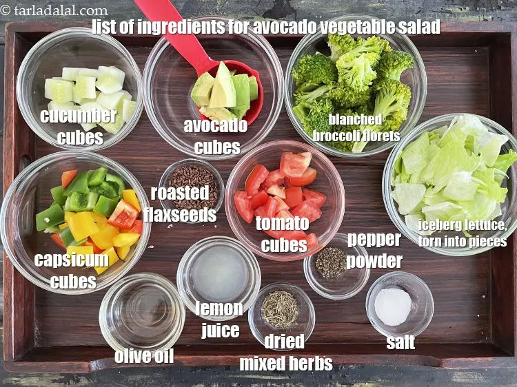 Step 2 – <strong>what is avocado vegetable salad made off? healthy&nbsp;avocado broccoli salad</strong>&nbsp;is made from&nbsp;1/4 cup&nbsp;<a href="glossary-avocado-cubes-2499i">avocado cubes</a>,&nbsp;1/2 …