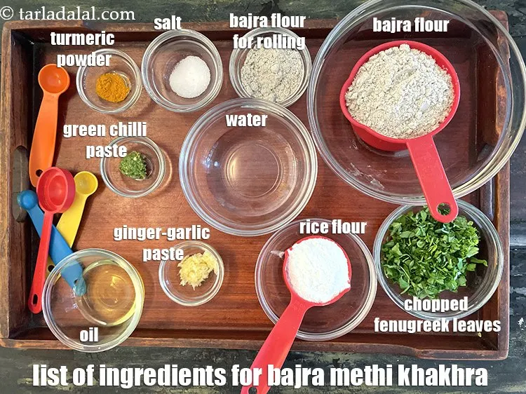 Step 2 – <strong>what is &nbsp;bajra methi khakhra made off? bajra methi rice flour khakhra</strong>&nbsp;is made from&nbsp;<meta charset="UTF-8" …