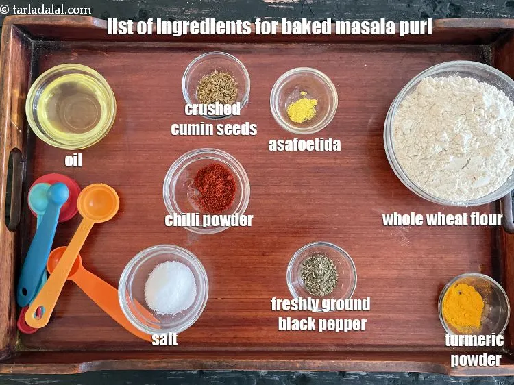 Step 2 – <strong>what is baked masala puri recipe &nbsp;made of? baked puri for sev puri&nbsp;</strong>is made from …