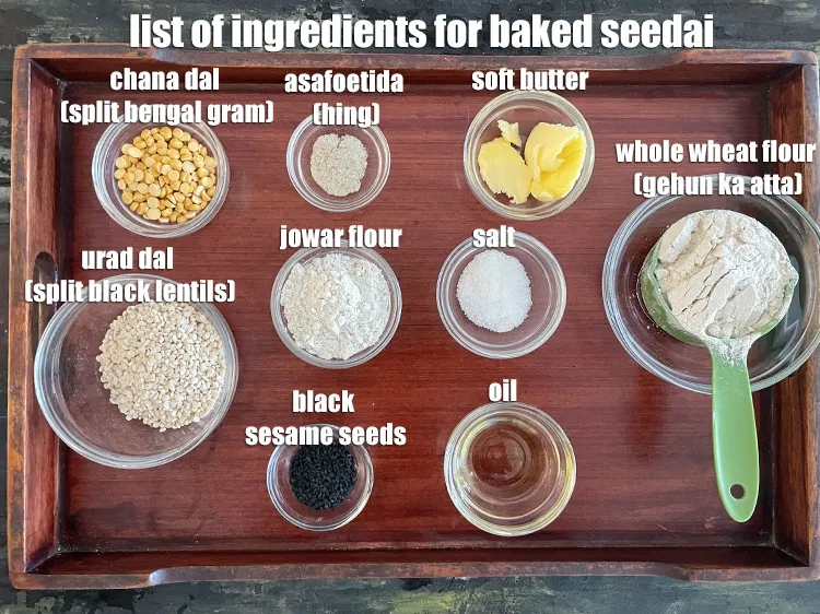 Step 2 – <strong>what is baked seedai made of ?</strong> <strong>Tamil Nadu savoury baked seedai </strong>&nbsp;is made from&nbsp;<meta …
