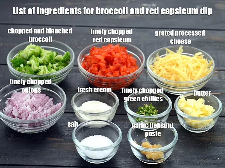 Step 2 – <strong>broccoli and red capsicum dip recipe | hot broccoli dip | Indian broccoli and pepper …