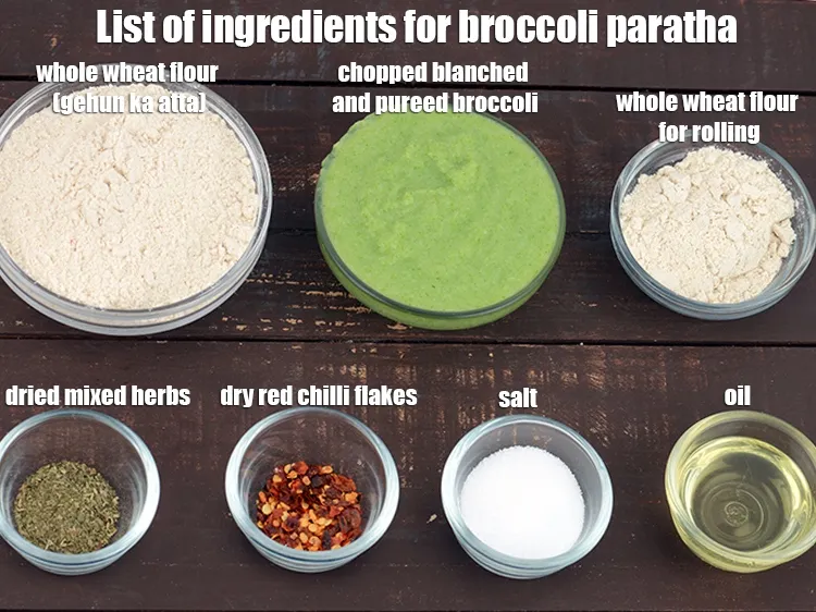 Step 2 – <strong>broccoli paratha recipe | Indian broccoli roti | broccoli chapati | tiffin box recipe |</strong> …