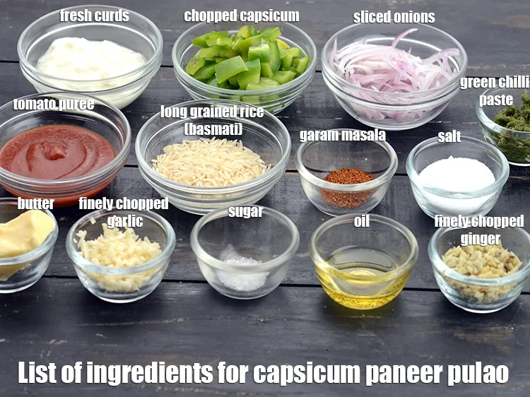 Step 2 – <strong>capsicum paneer pulao recipe | Indian paneer capsicum rice | paneer capsicum pulao in pressure …