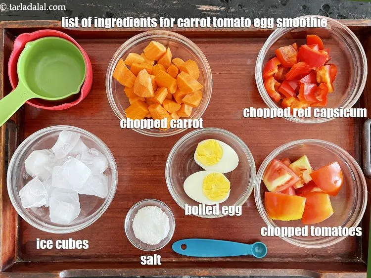 Step 2 – <strong>what is carrot tomato egg smoothie made of? Indian&nbsp;vegetable egg smoothie</strong> is made from&nbsp;<meta charset="UTF-8" …