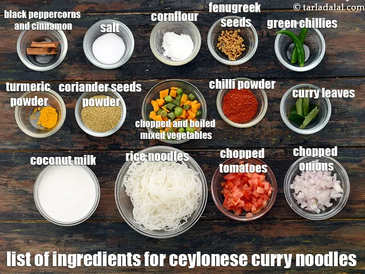 Step 3 – <strong>what is Ceylonese curry noodles made of ? Sri Lankan veg rice noodles</strong>&nbsp; is made …