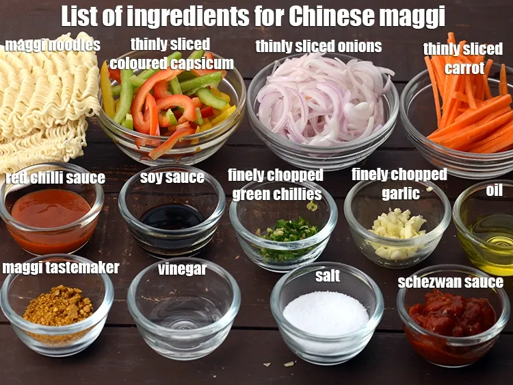 Step 2 – <strong>What is chinese Maggi made of ? chinese Maggi</strong> is made from 2 packets&nbsp;<a href="https://www.tarladalal.com/glossary-maggi-noodles-1362i">maggi …