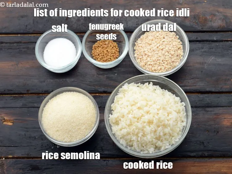 Step 6 – 1 cup&nbsp;<a href="https://www.tarladalal.com/cooked-rice-32639r">cooked rice</a>&nbsp;(chawal), 1/2 cup urad dal (split black lentils), 1/2 tsp fenugreek (methi) …
