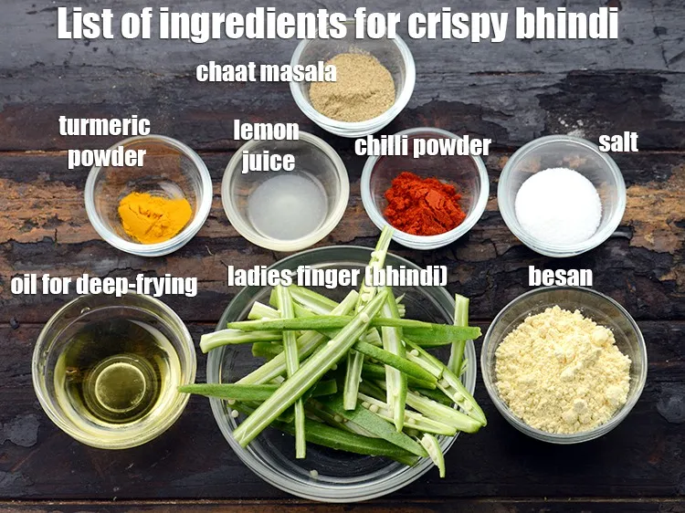 Step 2 – <strong>Kurkuri bhindi&nbsp;</strong>is made from 2 cups&nbsp;<a href="https://www.tarladalal.com/glossary-ladies-finger-bhindi-okra-bhinda-lady-finger-491i">ladies finger (bhindi)</a>&nbsp;, cut into four lengthwise, 2 tbsp …