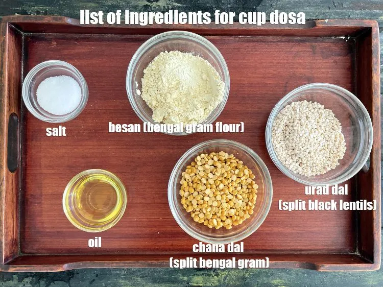 Step 3 – <strong>what is crispy cup dosa made of ?</strong> is made from&nbsp;<meta charset="UTF-8" />1 cup&nbsp;urad dal …