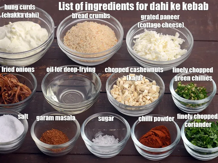 Step 2 – <strong>What is dahi ke kebab made of ? dahi ke kebab</strong> is made from 1/2 …