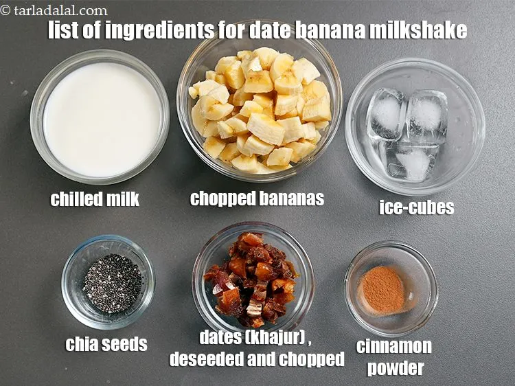 Step 2 – <strong>date banana milkshake recipe | acidity friendly date banana smoothie | no sugar banana date …