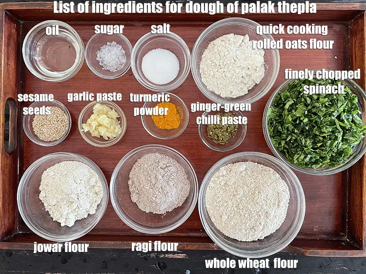 Step 3 – <strong>The dough of palak thepla </strong>is made off&nbsp;<!--%3Cmeta%20charset%3D%22UTF-8%22%20%2F%3E-->1 cup&nbsp;quick cooking rolled oats flour&nbsp;, refer handy …