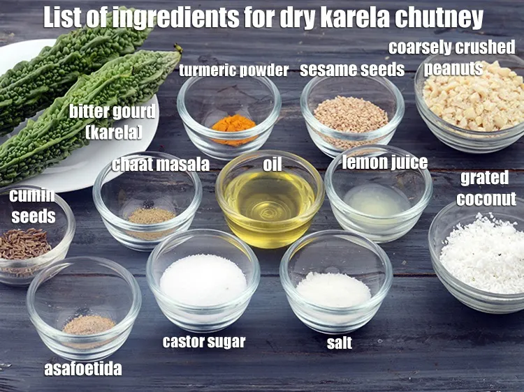 Step 2 – <strong>dry karela chutney recipe | Indian bitter gourd chutney powder | hagalakayi chutney podi |&nbsp;</strong>is …