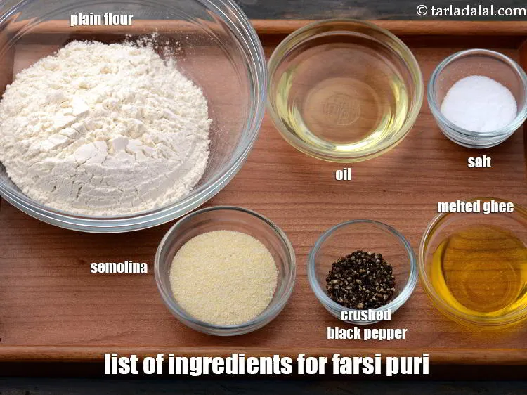 Step 4 – <strong>what is farsi puri made of ? farsi puri&nbsp;is made from</strong>&nbsp;1 cup&nbsp;<a href="https://www.tarladalal.com/glossary-plain-flour-maida-188i">plain flour (maida)</a>,&nbsp;2 …