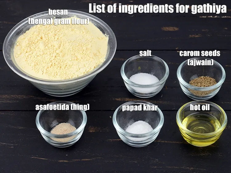 Step 2 – <strong>gathiya recipe | Gujarati style gathiya | Indian namkeen jar snack |&nbsp; </strong>is made using …