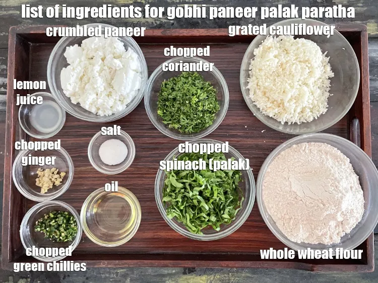Step 2 – <strong>what is gobhi paneer palak paratha made off?</strong> <strong>spinach and cauliflower paratha&nbsp;</strong>is made from cheap …