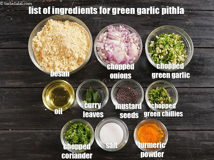 Step 18 – <strong>green galic pitla recipe</strong> is a beautiful variation of pitla with intense fresh green garlic …