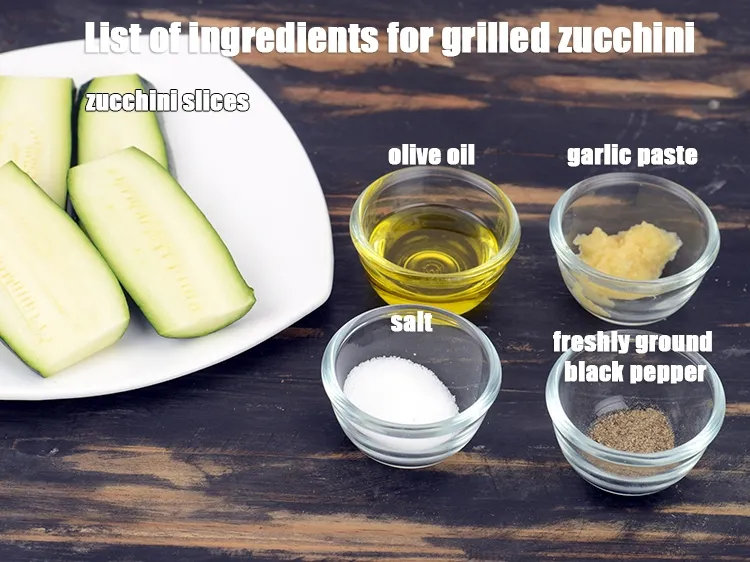 Step 2 – <strong>grilled zucchini recipe| Indian style grilled zucchini | easy garlicky grilled zucchini |</strong> is made …