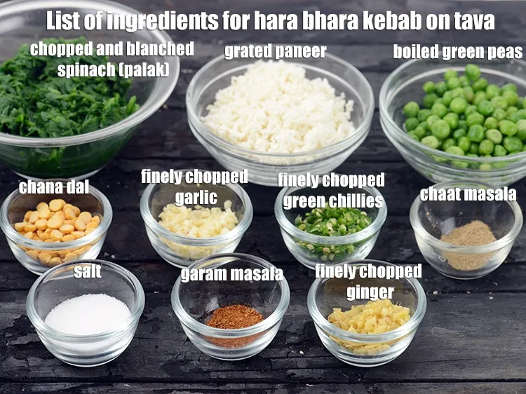Step 2 – <strong>hara bhara kebab on tava recipe | healthy hara bhara kabab | spinach and green …