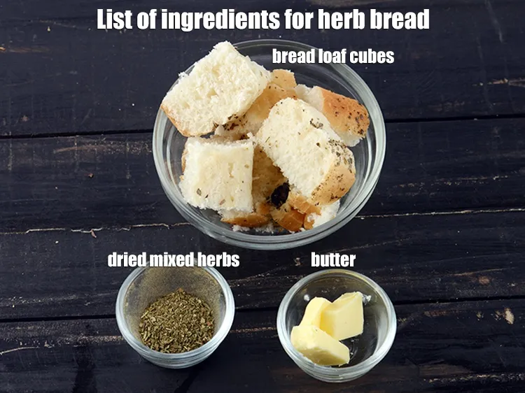 Step 2 – <strong>Herb bread recipe | Indian mixed herb bread | herb toast | leftover bread recipe …