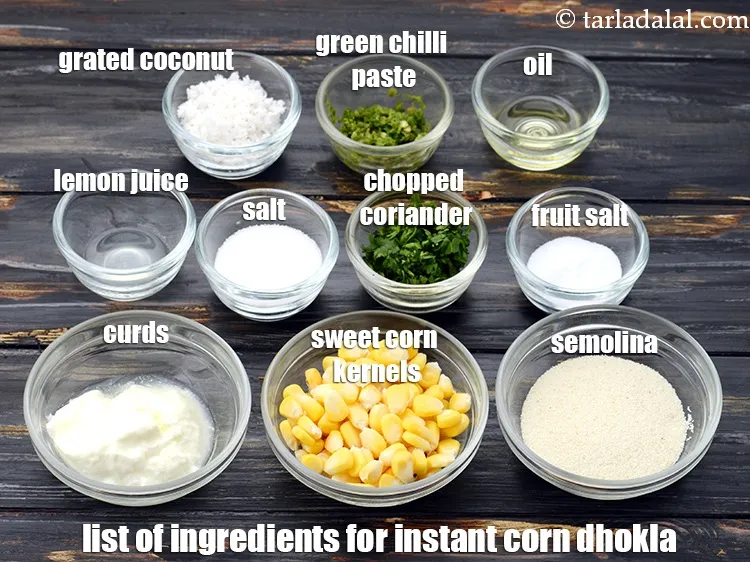 Step 2 – <strong>what is corn dhokla made of ? instant corn dhokla</strong> made of 1 cup&nbsp;<a href="https://www.tarladalal.com/glossary-sweet-corn-kernels-makai-ke-dane-156i">sweet …