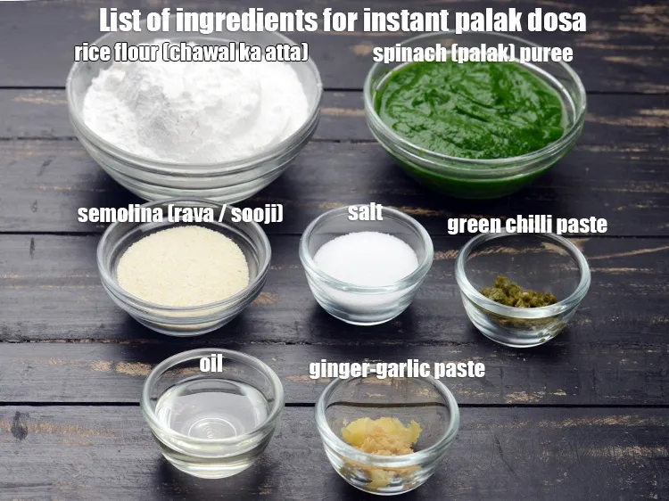 Step 2 – <strong>What is instant palak dosa made of ?&nbsp;instant palak dosa is made from</strong>&nbsp;1/2 cup <a …