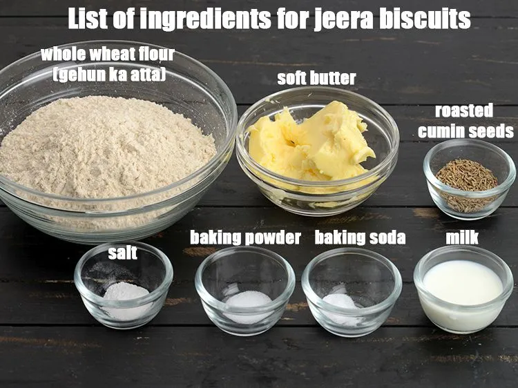 Step 2 – <strong>eggless jeera biscuits recipe | whole wheat jeera biscuits | zeera biscuits | </strong>is made …