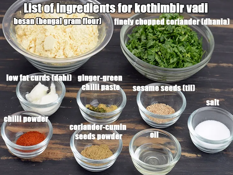 Step 2 – <strong>kothimbir vadi recipe | steamed kothimbir vadi | healthy zero oil kothimbir vadi&nbsp;|</strong> is made …