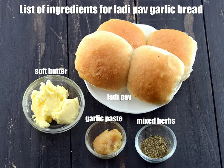 Step 2 – <strong>Ladi pav garlic bread</strong> is made of cheap and easily available ingredients in India: 4 …