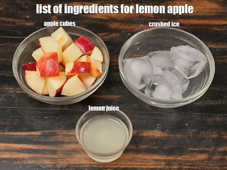 Step 2 – <strong>what is lemon apple juice recipe made of ? </strong><u><em>See below image of list of …