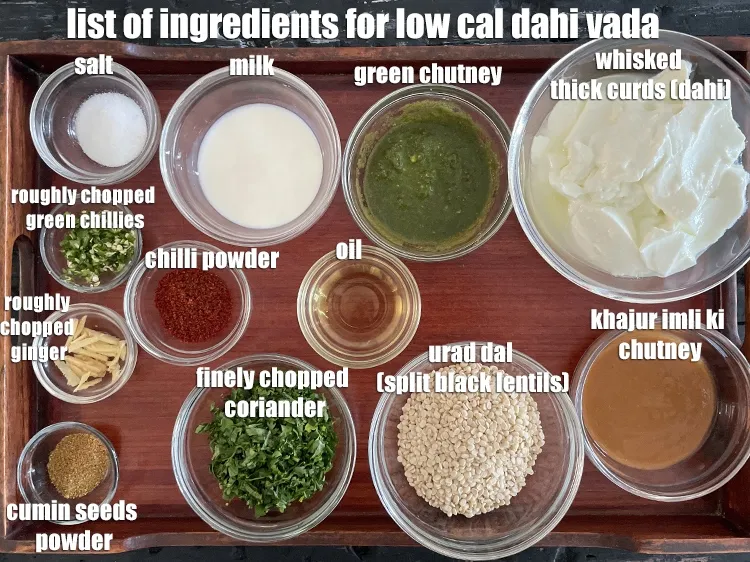 Step 2 – <strong>what is low calorie dahi vada made of ?</strong> is made from&nbsp;<meta charset="UTF-8" />1/2 cup&nbsp;urad …