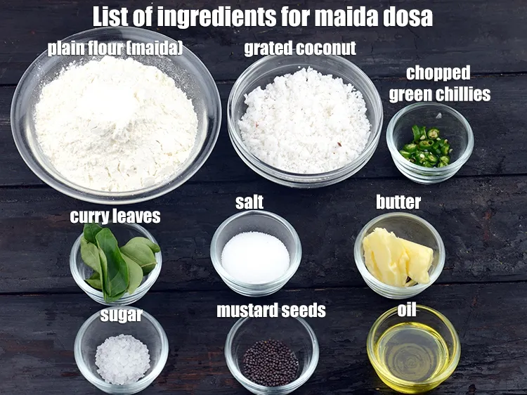 Step 2 – <strong>Maida dosa recipe | no rice no dal instant dosa | Indian maida dosa with …