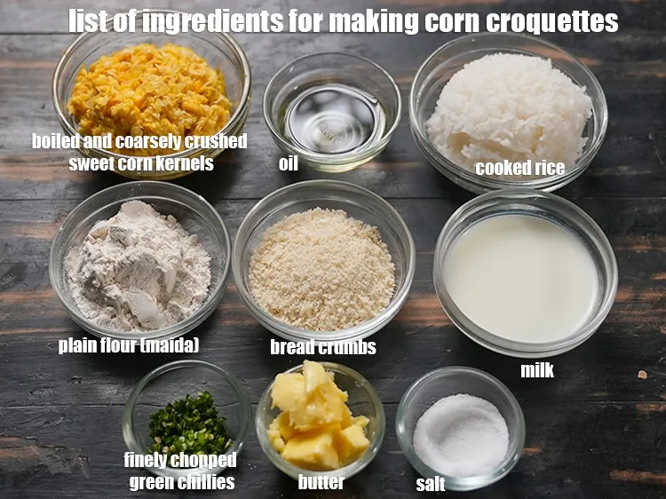 स्टेप 2 – <u><em>कई क्रोकेट्स बनाने के लिए सामग्री की सूची की नीचे …