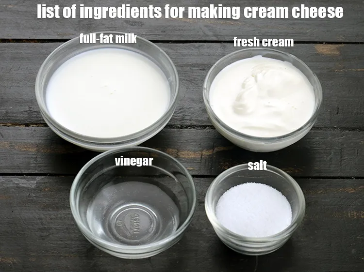 Step 2 – <strong>cream cheese recipe | Indian style cream cheese | homemade cream cheese | </strong>is made …