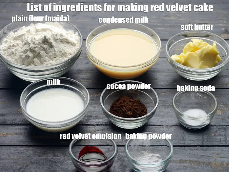 Step 2 – <strong>eggless red velvet cake | Indian style red velvet cake | red velvet cake with …