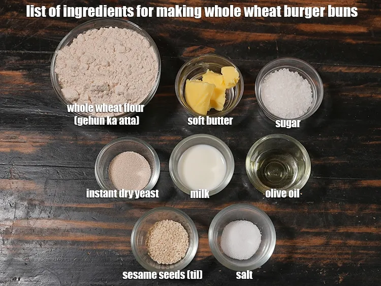 स्टेप 2 – <strong>घर पर बने गेहूं के बर्गर बन्स&nbsp;</strong>२ कप&nbsp;<a href=""https://www.tarladalal.com/glossary-whole-wheat-flour-gehun-ka-atta-gehun-ka-aata-hindi-429i"">गेहूं का …