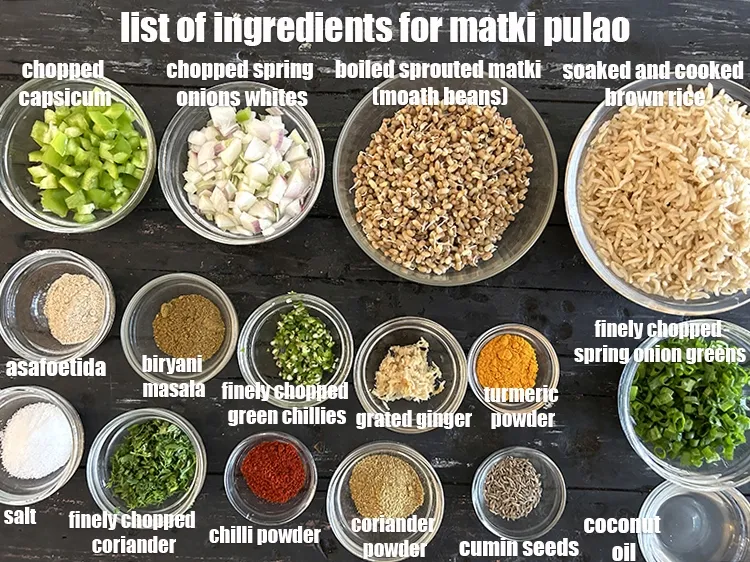 स्टेप 2 – <strong>मटकी पुलाव किससे बनता है?&nbsp;</strong><u><em>मटकी पुलाव के लिए सामग्री की …