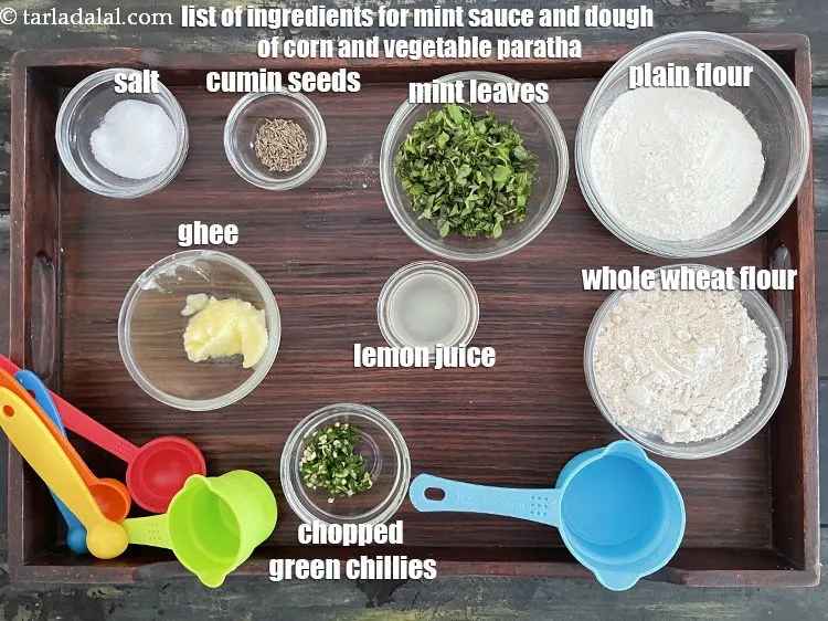 Step 2 – <strong>what is corn and vegetable paratha made off? pudina sweet corn vegetable paratha</strong>&nbsp;is made from …